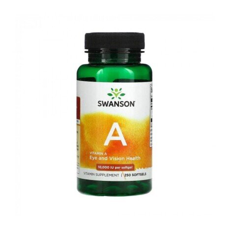 Vitamin A 10.000 IU 250 gelule Swanson