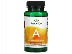 Vitamin A 10.000 IU 250 gelule Swanson